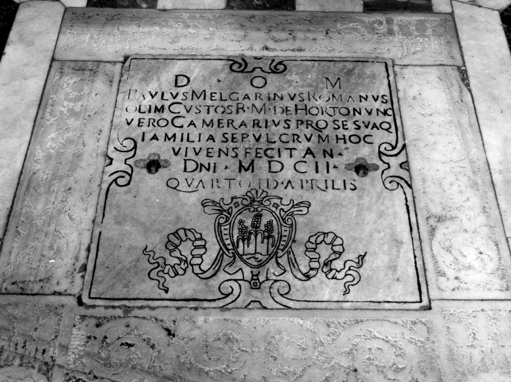 lapide - ambito romano (sec. XVII)