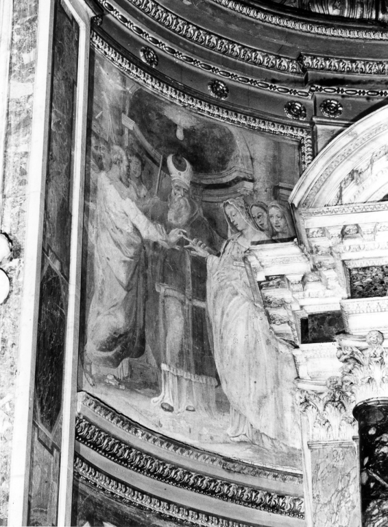 Sposalizio di Maria Vergine (dipinto) di Zuccari Taddeo, Zuccari Federico (sec. XVI)