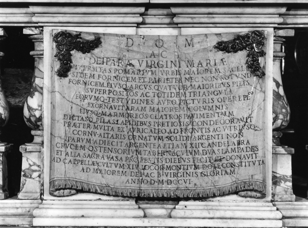 lapide - ambito romano (sec. XVIII)