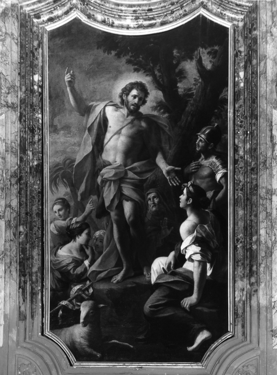 disputa di San Giovanni Battista (dipinto) di Ranucci Giuseppe (sec. XVIII)