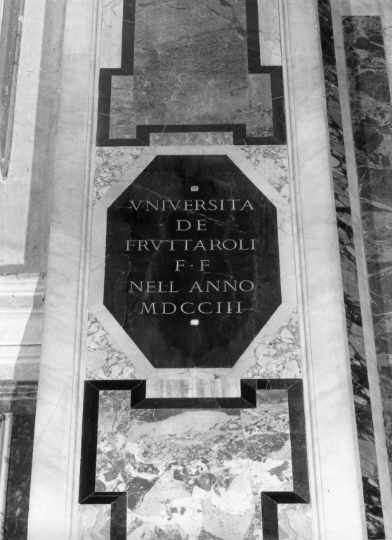 lapide - ambito romano (sec. XVIII)