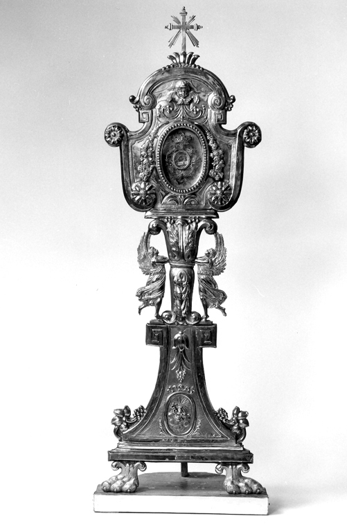 reliquiario - a ostensorio di Cappelletti Antonio (inizio sec. XIX)