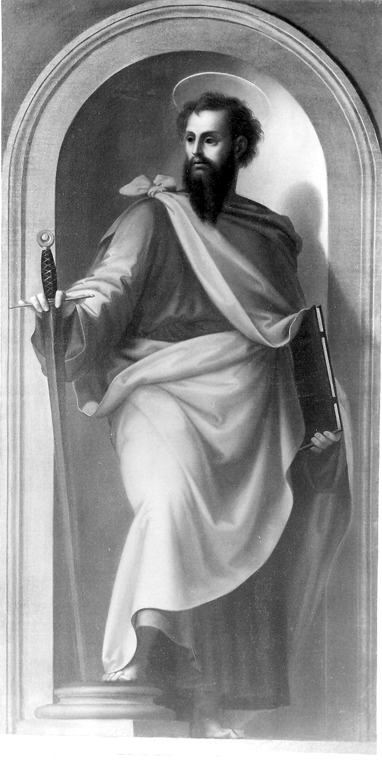San Paolo Apostolo (dipinto) di Martinori Luigi (sec. XIX)