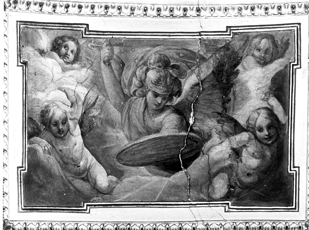 San Michele Arcangelo (dipinto) di Rossetti Cesare (attribuito), Cesari Giuseppe detto Cavalier d'Arpino (attribuito) (sec. XVII)