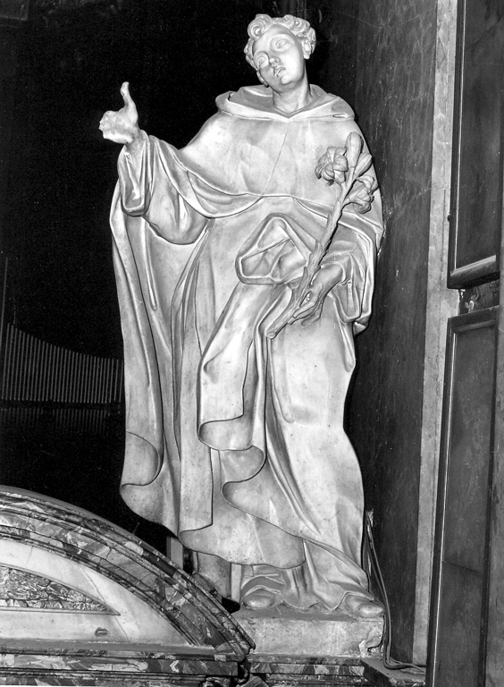 Sant'Alberto degli Abati (statua) di Maille Michel (sec. XVII)