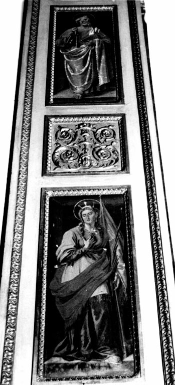 San Pietro; Sant'Orsola (dipinto) di Capparoni Silverio - ambito romano (seconda metà sec. XIX)