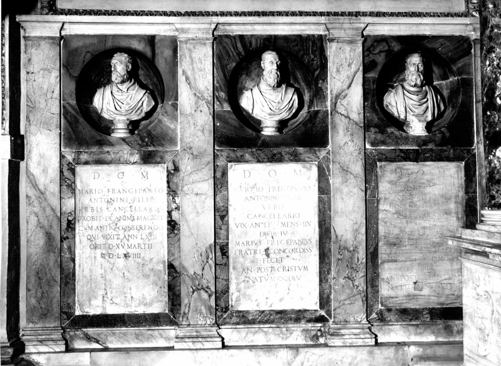 monumento funebre - ambito romano (seconda metà sec. XVI)