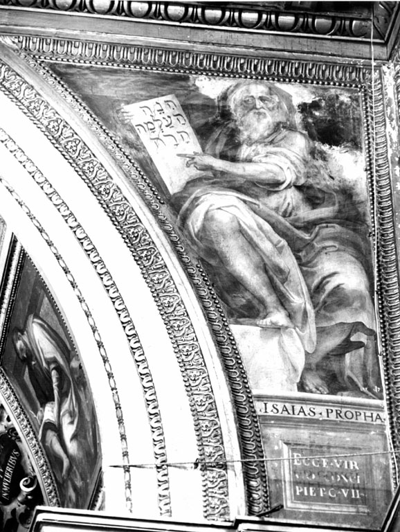 Isaia (dipinto) di Ricci Giovanni Battista (fine sec. XVI)
