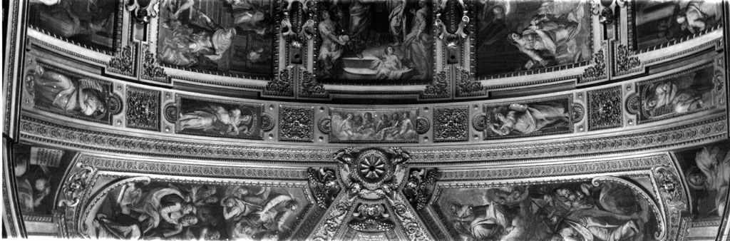 Sibille e angeli (dipinto) di Ricci Giovanni Battista (fine sec. XVI)