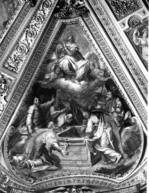 Assunzione di Maria (dipinto) di Ricci Giovanni Battista (fine sec. XVI)