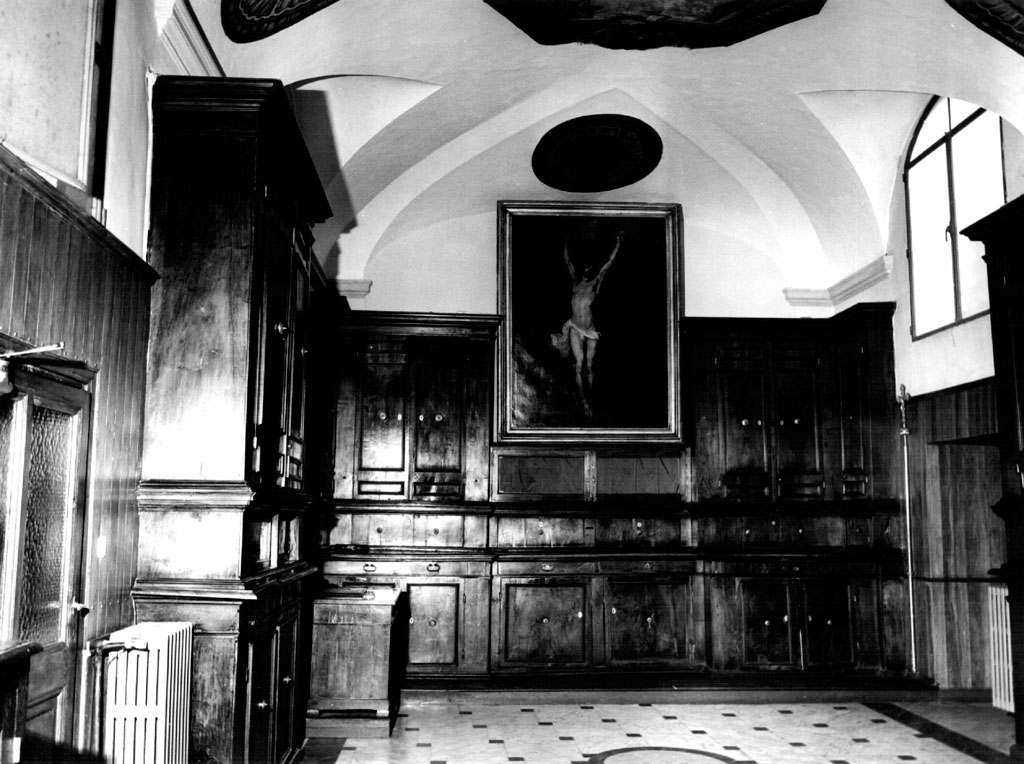 armadio da sacrestia - ambito romano (sec. XVII)