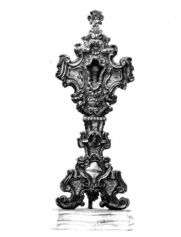 reliquiario - a ostensorio - ambito romano (inizio sec. XVIII)