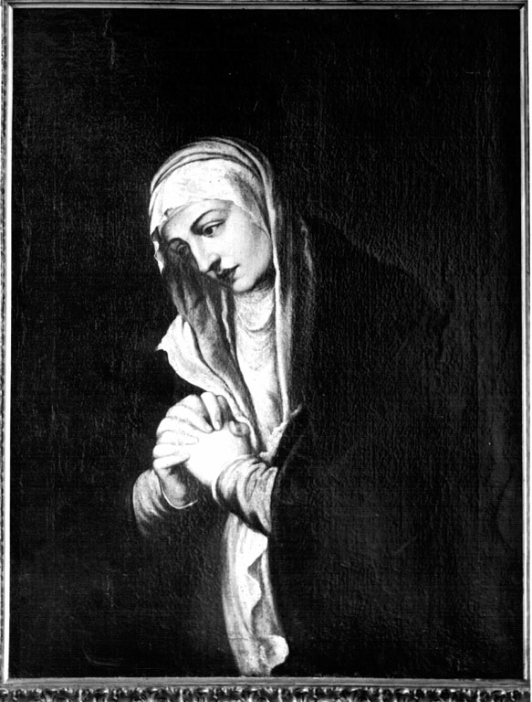 Madonna addolorata (dipinto) - ambito romano (seconda metà sec. XVII)
