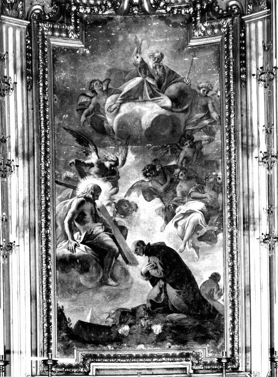 Visione di sant'Ignazio di Loyola a La Storta (dipinto) di Pozzo Andrea (secc. XVII/ XVIII)