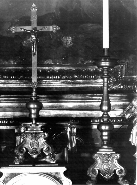 candeliere, serie - ambito romano (sec. XVII)