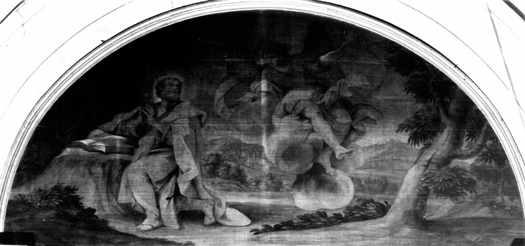 Annuncio a san Gioacchino della nascita di Maria (dipinto) di Pozzi Stefano (cerchia) (prima metà sec. XVIII)