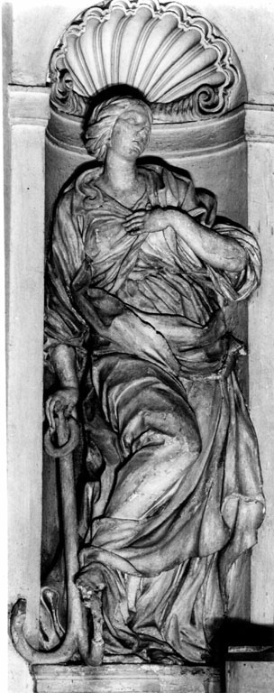 Speranza (scultura) di Lavaggi Giacomo Antonio, Raggi Antonio (sec. XVII)