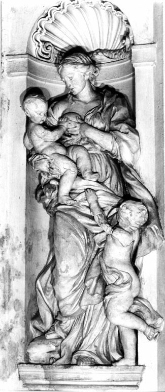 Carita' (scultura) di Nuvolone Francesco, Raggi Antonio (sec. XVII)