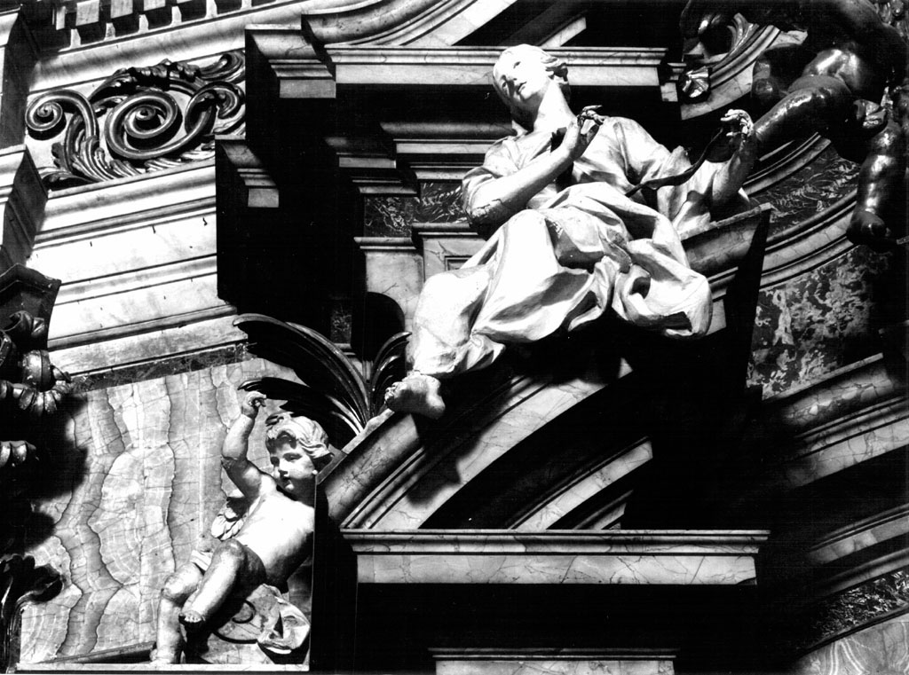 Castita' e angioletto (scultura) di Bracci Pietro (sec. XVIII)