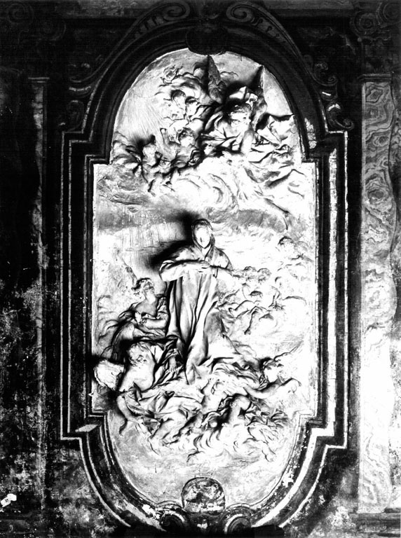 Estasi di san Luigi Gonzaga (rilievo) di Le Gros Pierre detto Pierre Le Gros il Giovane (sec. XVII)