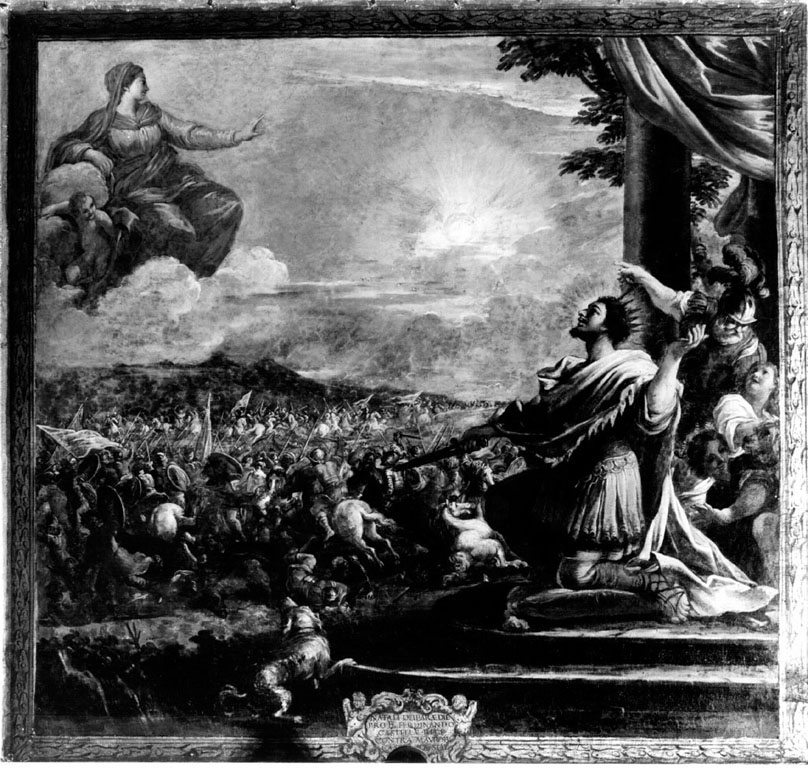 Vittoria di re Ferdinando (dipinto) di Courtois Guillaume detto Borgognone (sec. XVII)