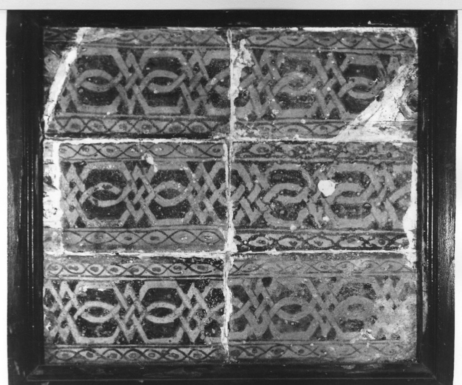 mattonella, serie - manifattura romana (sec. XVI)