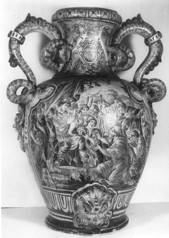 vaso - manifattura di Savona, manifattura romana (sec. XVIII)