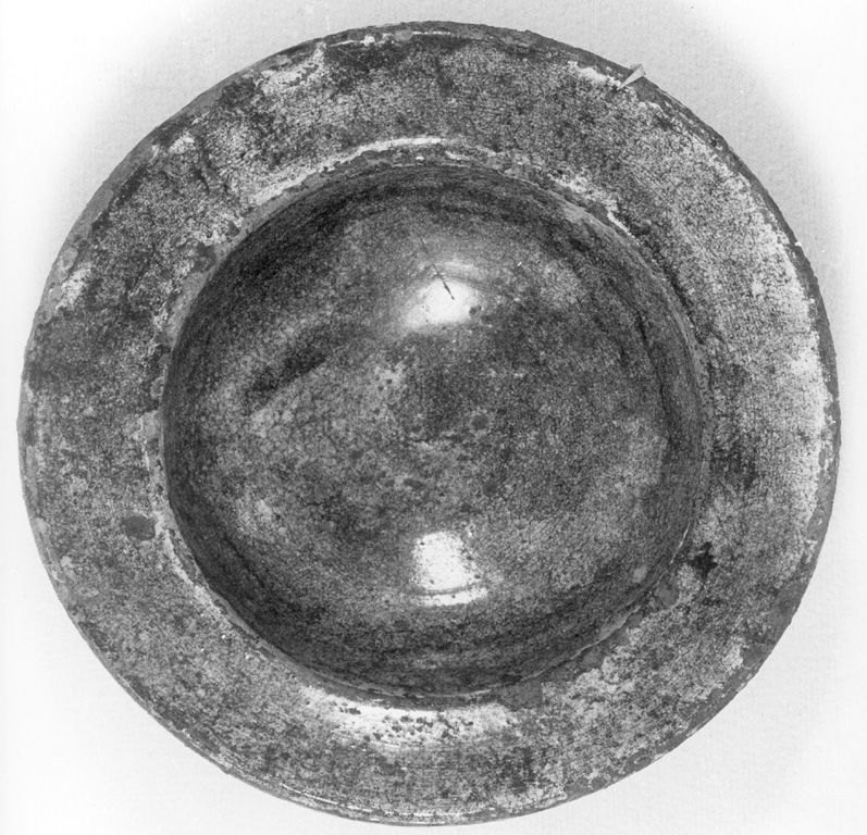 piattino - manifattura romana (seconda metà sec. XIV)