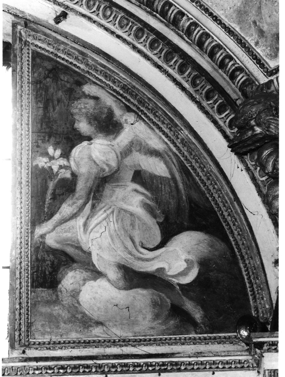 angelo annunciante (dipinto) di Tacconi Innocenzo (sec. XVII)