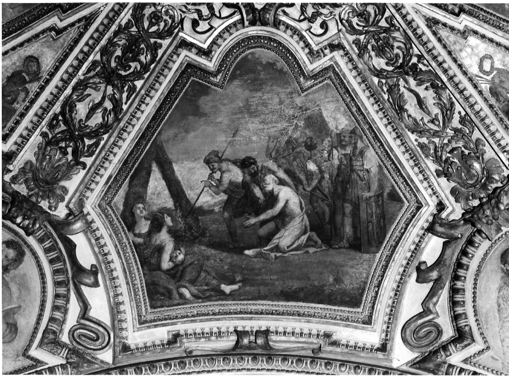 Sant'Andrea condotto al martirio (dipinto) di Tacconi Innocenzo (sec. XVII)