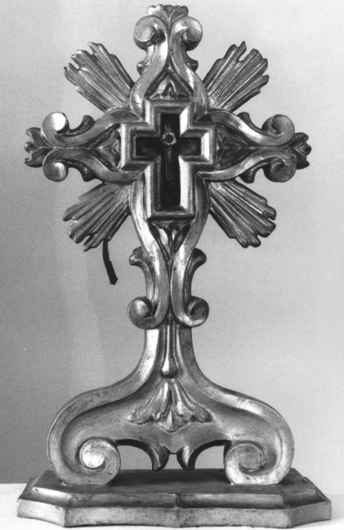 reliquiario - a ostensorio - ambito romano (sec. XVIII)