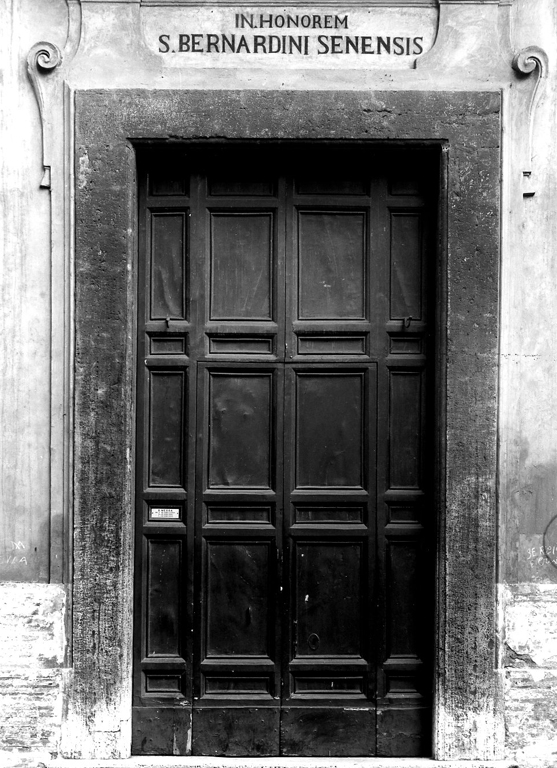 porta - a due battenti - ambito romano (sec. XIX)
