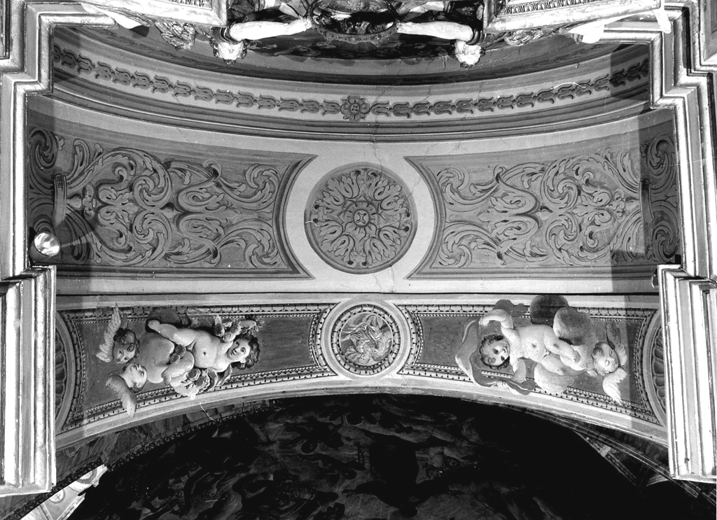 Castità tra angeli e cherubini (dipinto) - ambito romano (seconda metà sec. XVII)