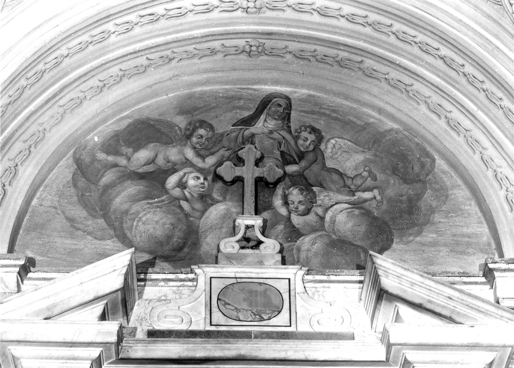 Gloria di Santa Verdiana (dipinto) - ambito romano (metà sec. XVII)