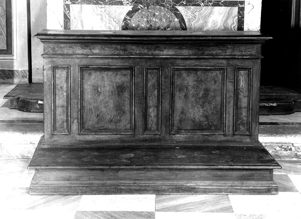 inginocchiatoio - ambito romano (sec. XIX)