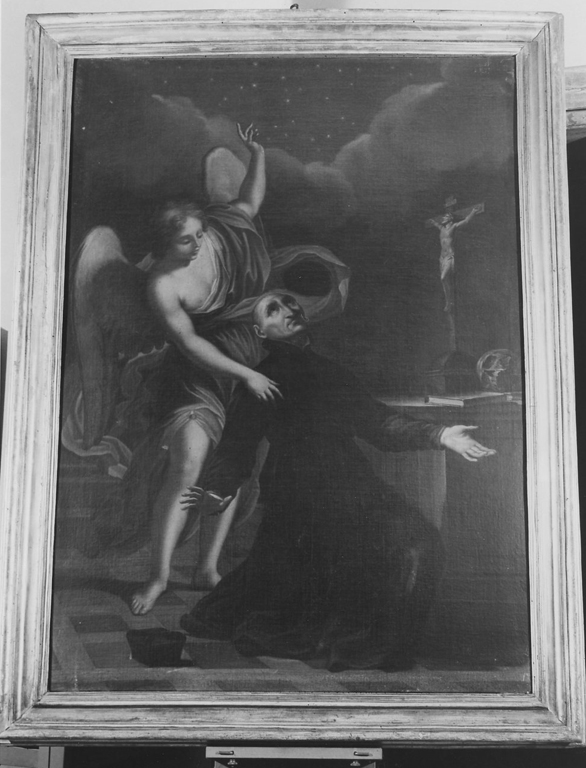 San Gaspare del Bufalo con un angelo (dipinto) - ambito romano (prima metà sec. XIX)