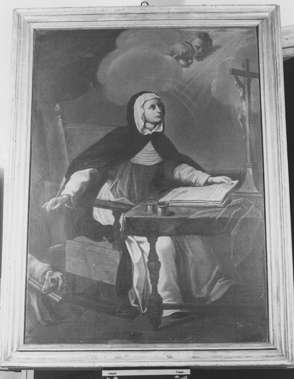 Santa Caterina da Siena (?) (dipinto) - ambito romano (prima metà sec. XIX)