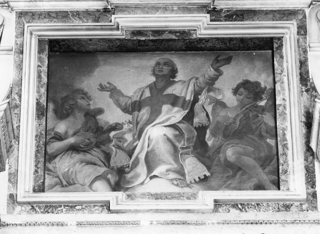 Gloria di Sant'Eusebio (dipinto) di Croce Baldassarre (fine sec. XVI)
