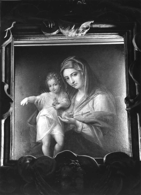 Consolatrice degli afflitti, Madonna con Bambino (dipinto) di Batoni Pompeo Girolamo (secondo quarto sec. XVIII)