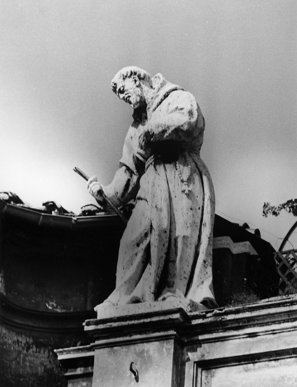 San Francesco d'Assisi (statua) di Felici Vincenzo (sec. XVIII)