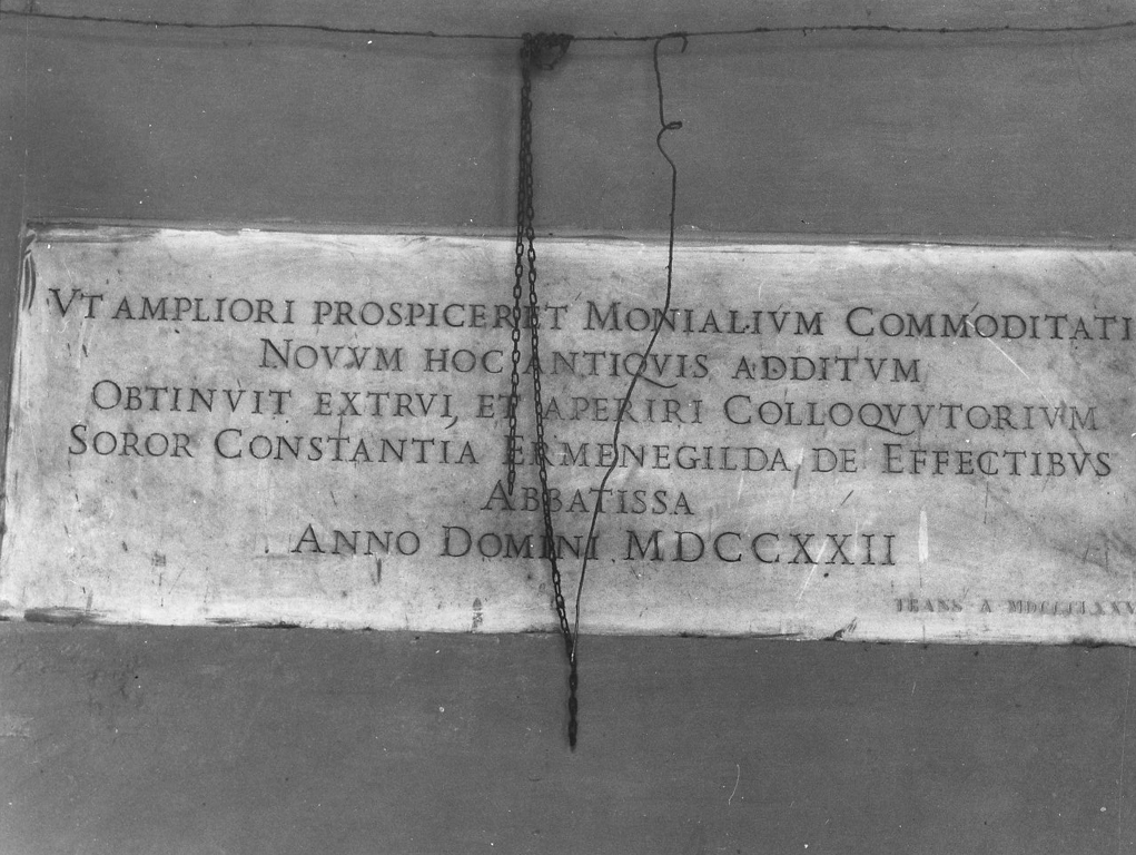 lapide - ambito romano (sec. XVIII)