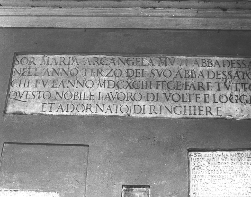 lapide - ambito romano (sec. XVII)