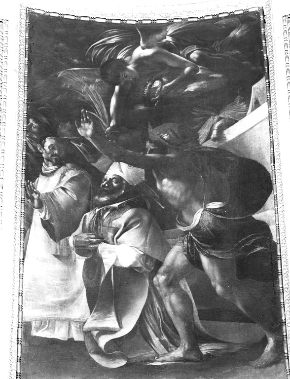 Martirio di Santo Stefano I Papa (dipinto) di Borgianni Orazio (attribuito) (sec. XVII)