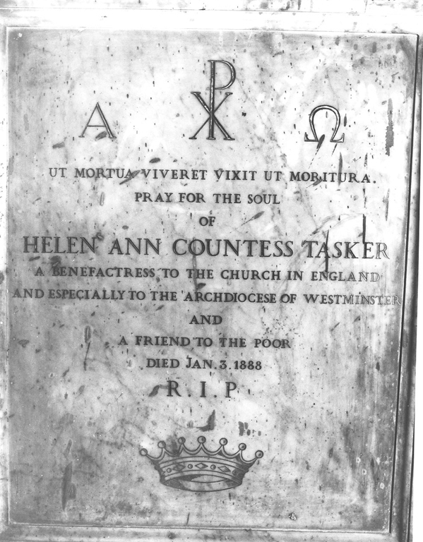 lapide tombale - ambito romano (sec. XIX)