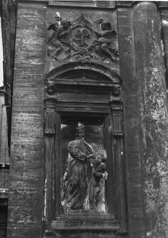 San Gaetano da Thiene e un angelo (statua) di Guidi Domenico (sec. XVII)