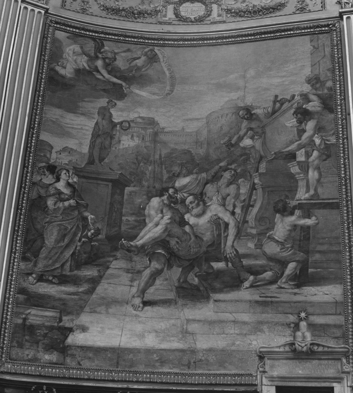 Sepoltura di Sant'Andrea (dipinto) di Preti Mattia (sec. XVII)