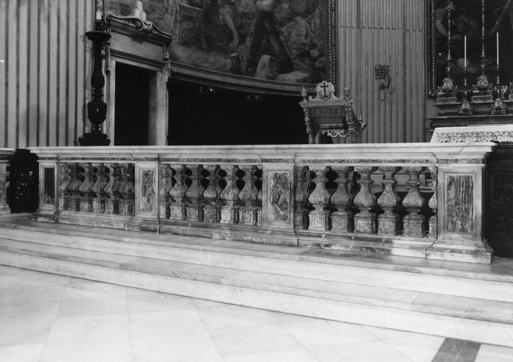 balaustrata - ambito romano (ultimo quarto sec. XVII)