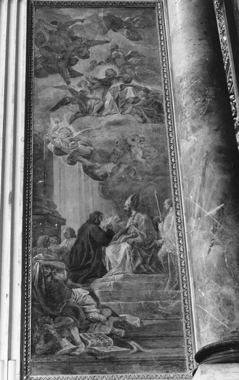 San Gaetano prende i voti solenni nella Basilica Vaticana (dipinto) di D'Elia Alessio (sec. XVIII)