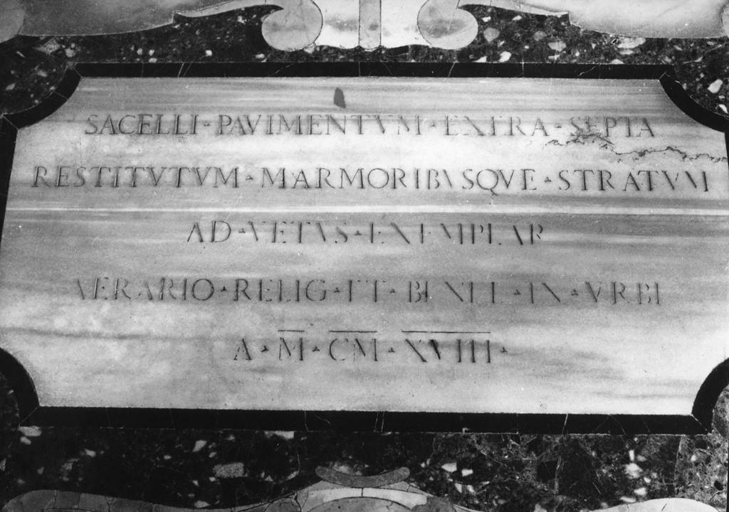 lapide commemorativa - ambito romano (sec. XX)