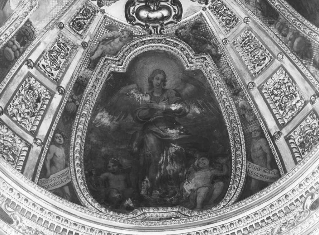 Virtù: Umiltà, Fede, Carità e Verginità (dipinto) di Cresti Domenico detto Passignano (sec. XVII)